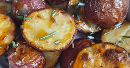Rosemary Honey Roasted Potatoes