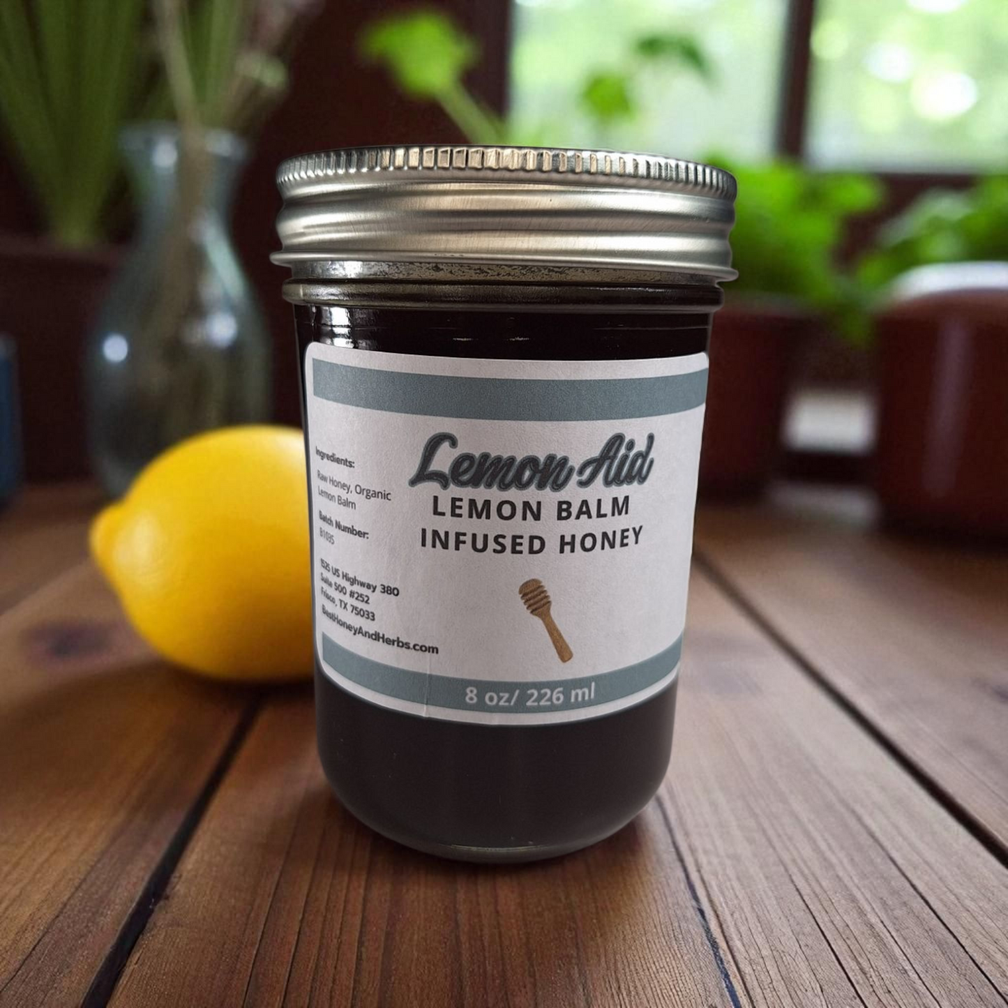 Lemon Aid – Lemon Balm-Infused Honey