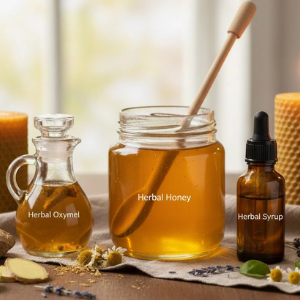 The Difference Between Herbal Honey, Syrups, and Oxymels
