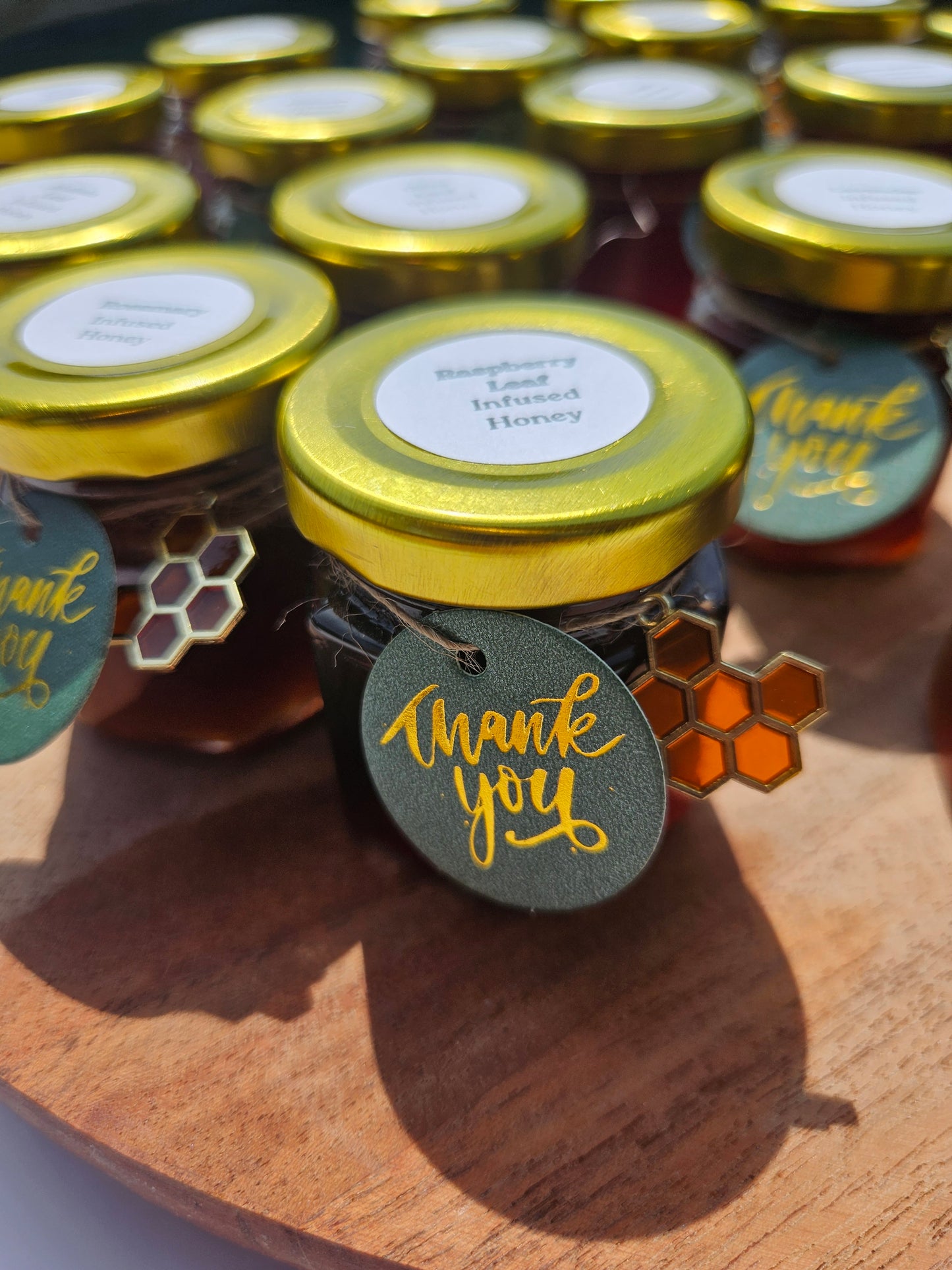 Berry Bold – Raspberry Leaf-Infused Honey