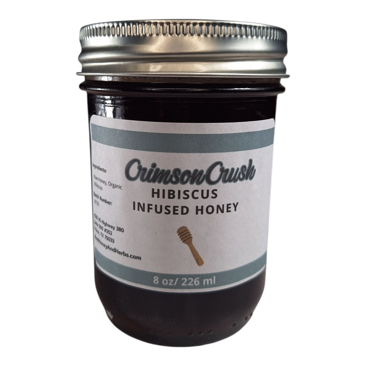 Crimson Crush – Hibiscus-Infused Honey