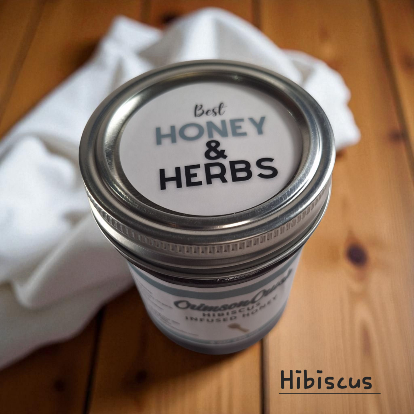 Crimson Crush – Hibiscus-Infused Honey