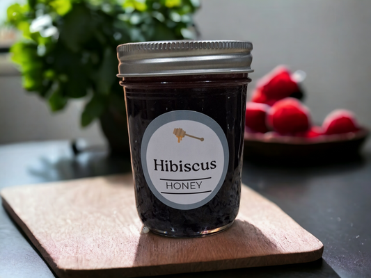 Hibiscus Infused Honey