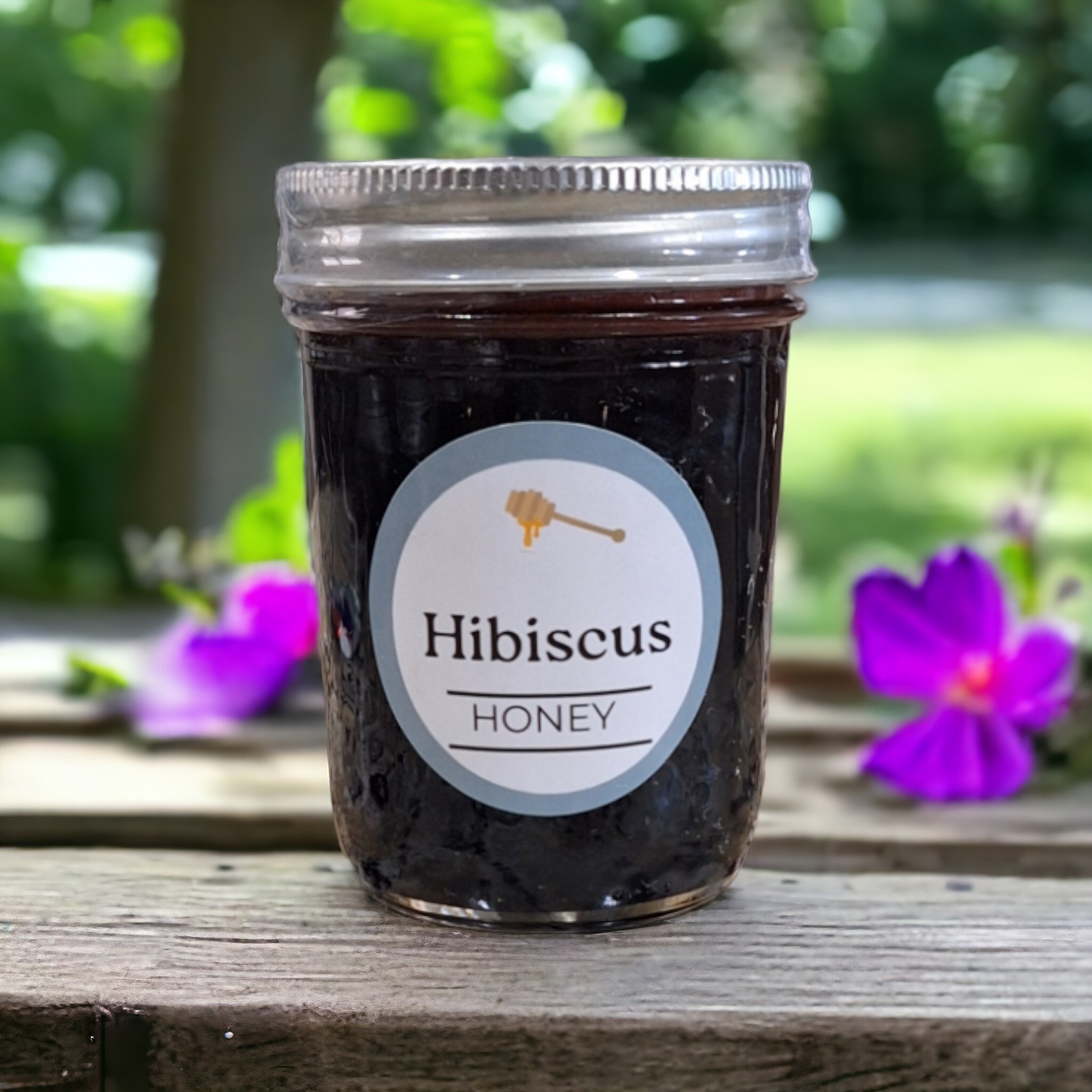 Hibiscus Infused Honey