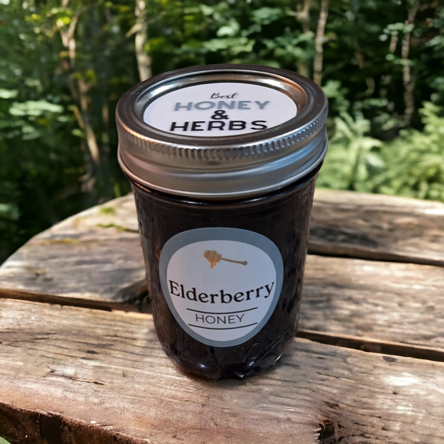 Elderberry Infused Honey