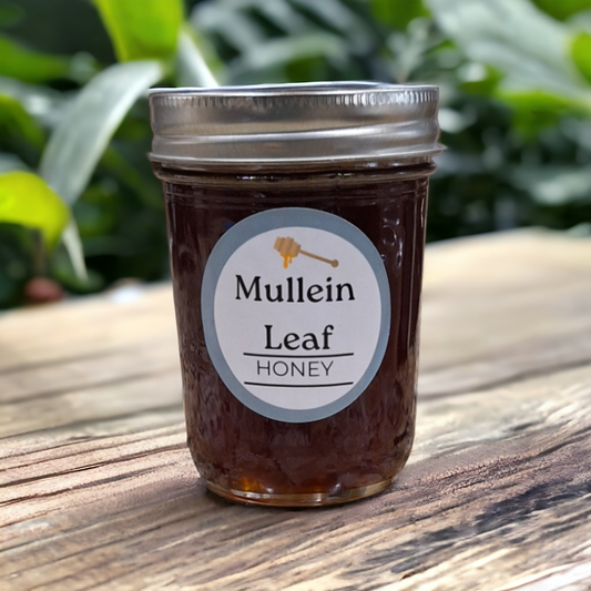 Mullein Leaf Infused Honey