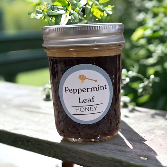 Peppermint Leaf Infused Honey