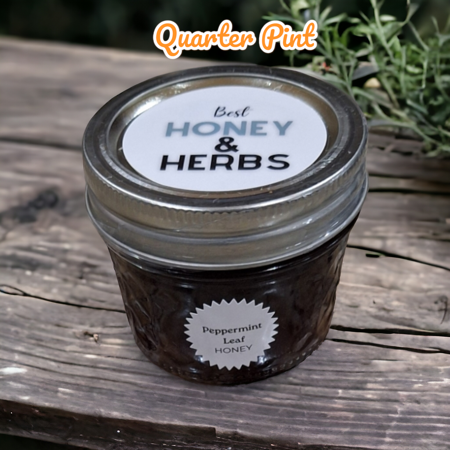 Peppermint Leaf Infused Honey