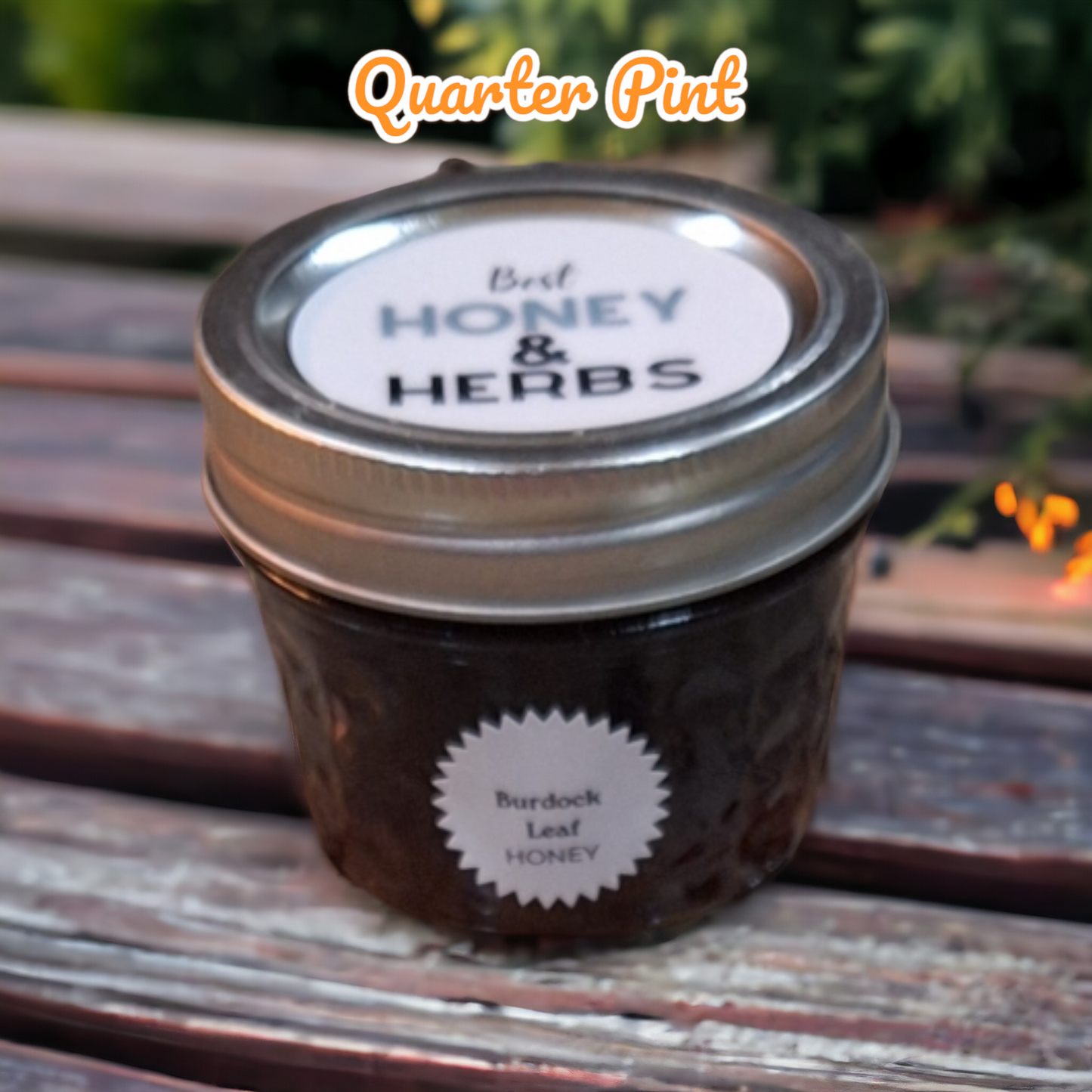Burdock Leaf Infused Honey