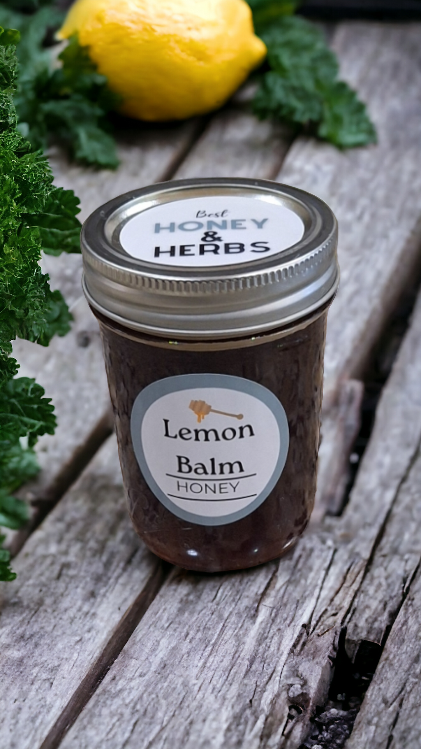 Lemon Balm Infused Honey