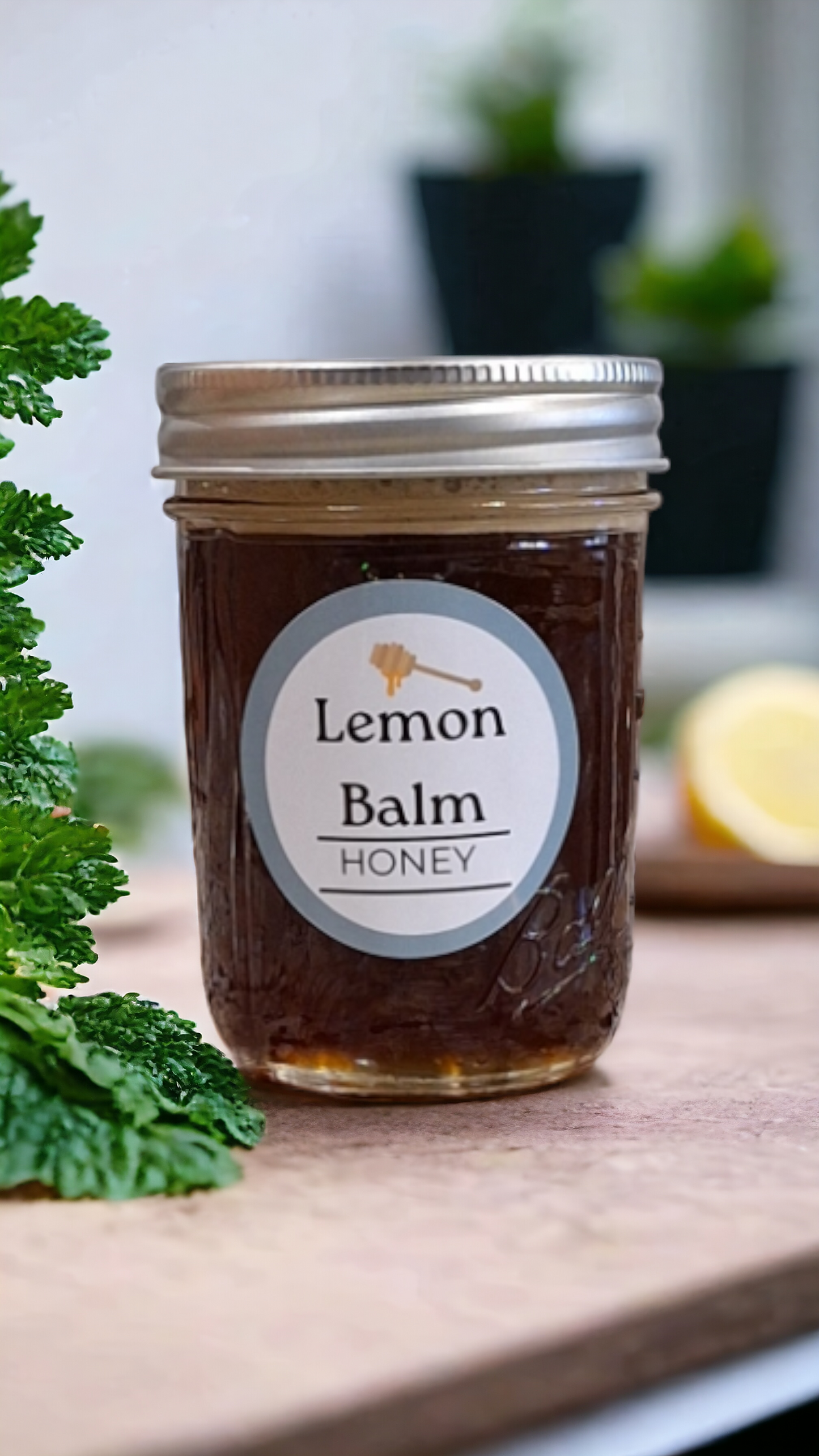 Lemon Balm Infused Honey