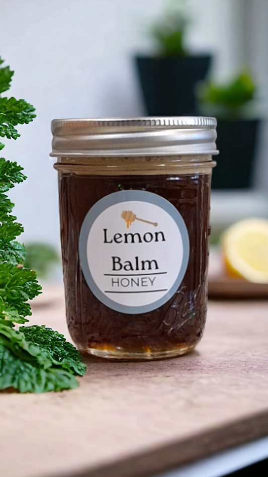 Lemon Balm Infused Honey