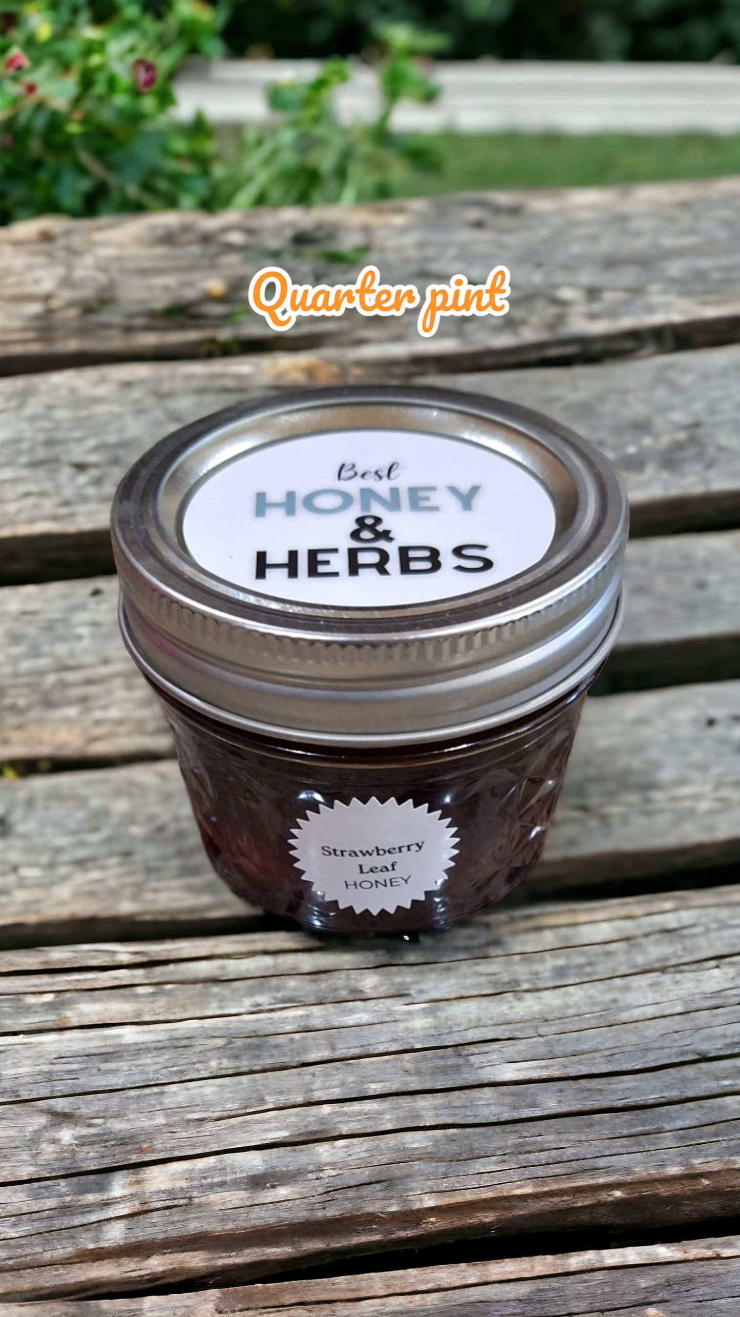 Strawberry Leaf Infused  Honey