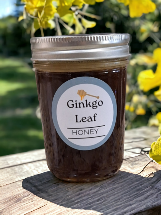 Ginkgo Leaf Infused Honey