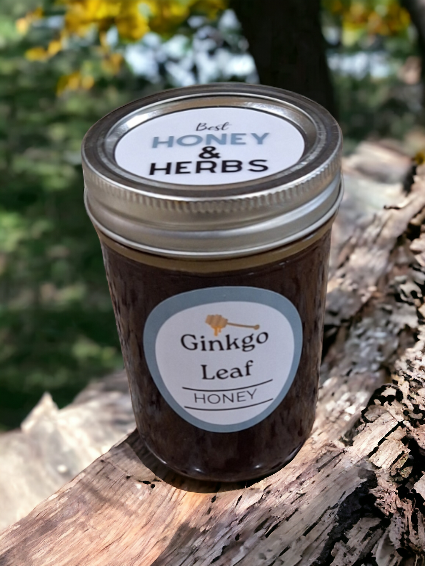 Ginkgo Leaf Infused Honey