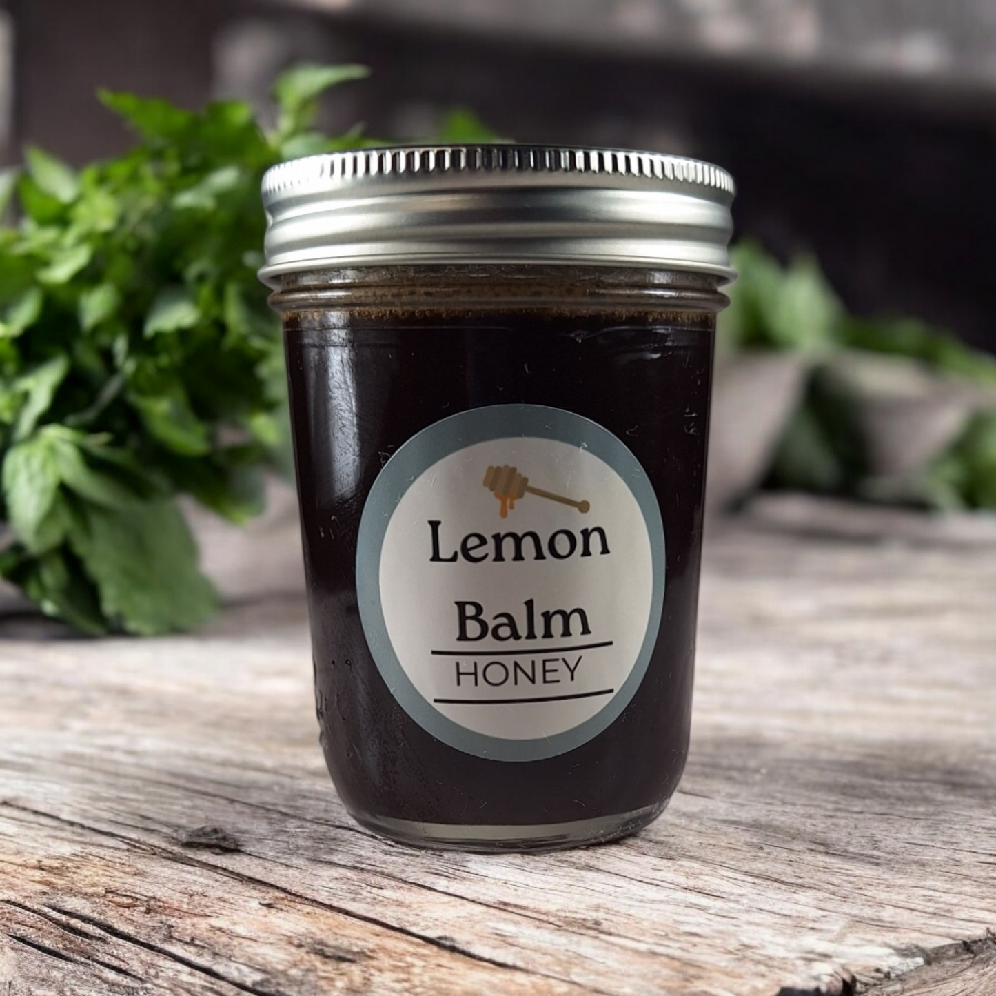 Lemon Balm Infused Honey