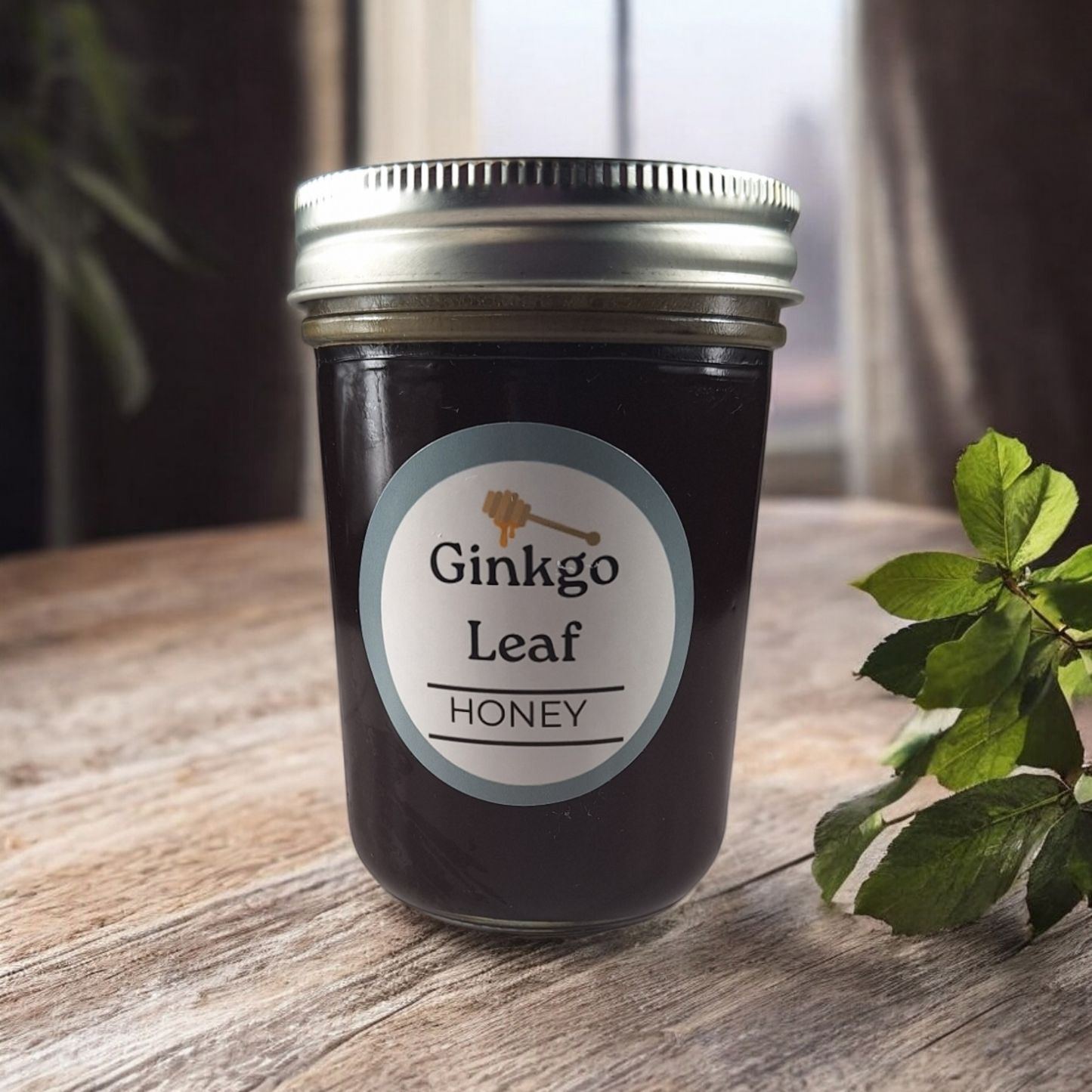 Ginkgo Leaf Infused Honey