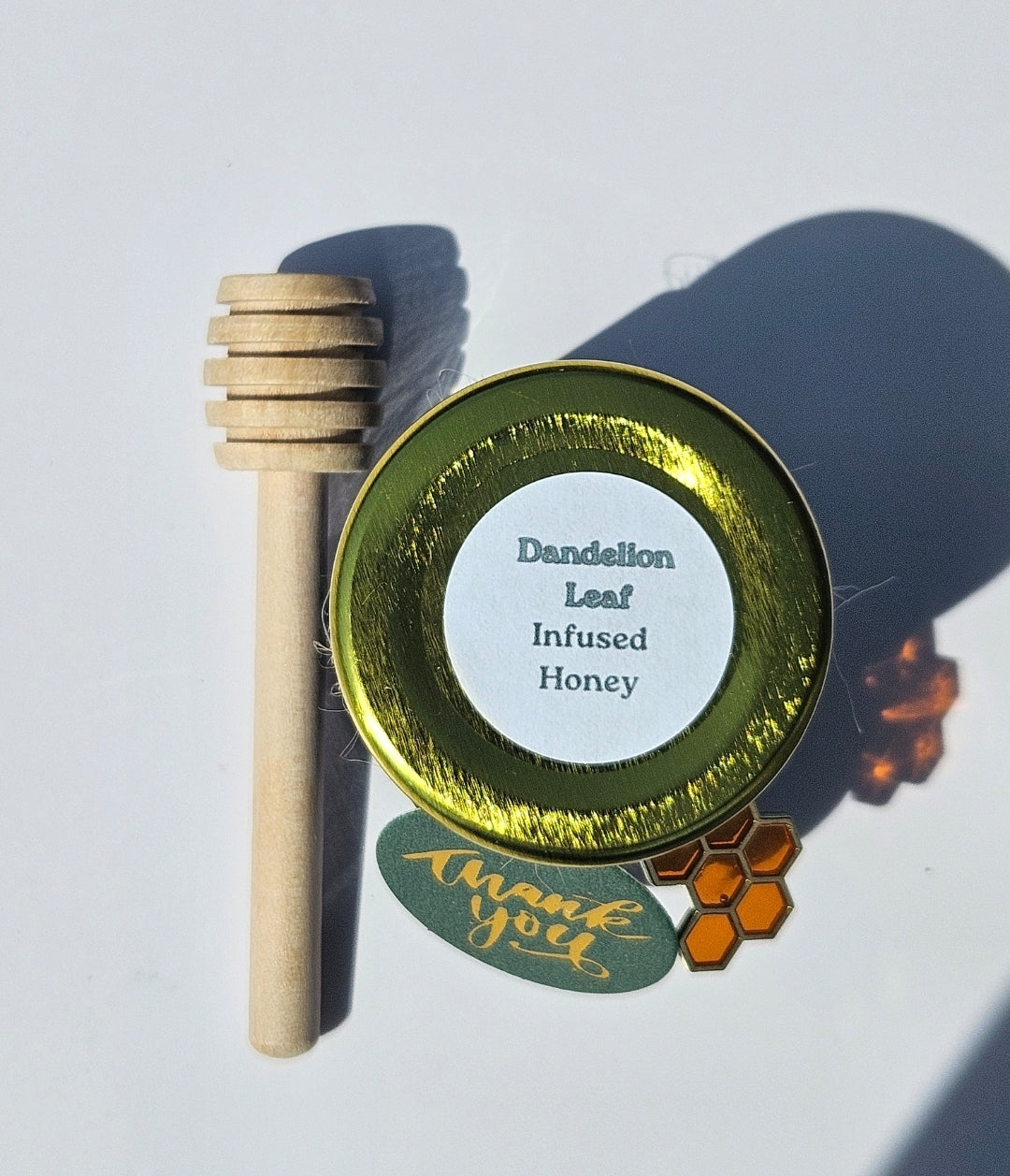 Dandy Drop – Dandelion Leaf-Infused Honey