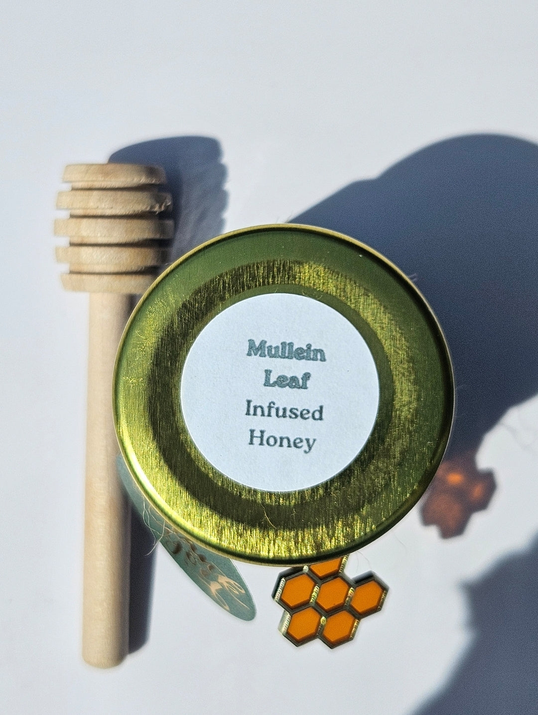 Breathe & Bee – Mullein Leaf-Infused Honey