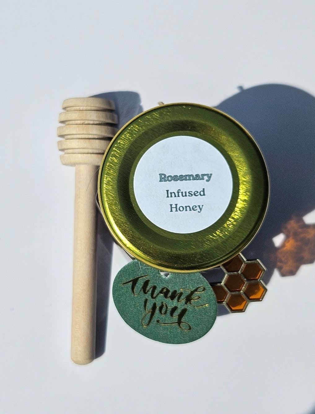 Rosy Recall – Rosemary-Infused Honey