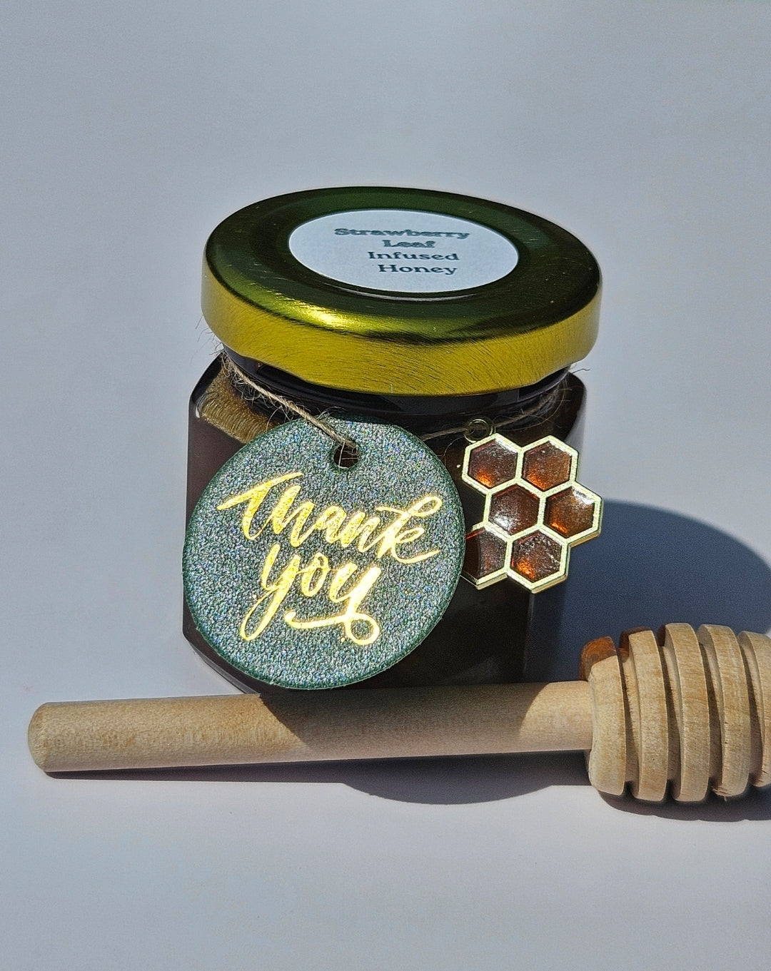 Berry Subtle – Strawberry Leaf-Infused Honey