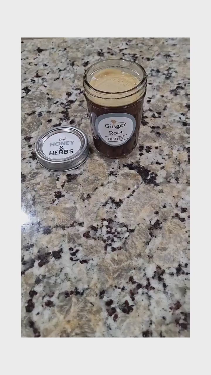 Ginger Root Infused Honey