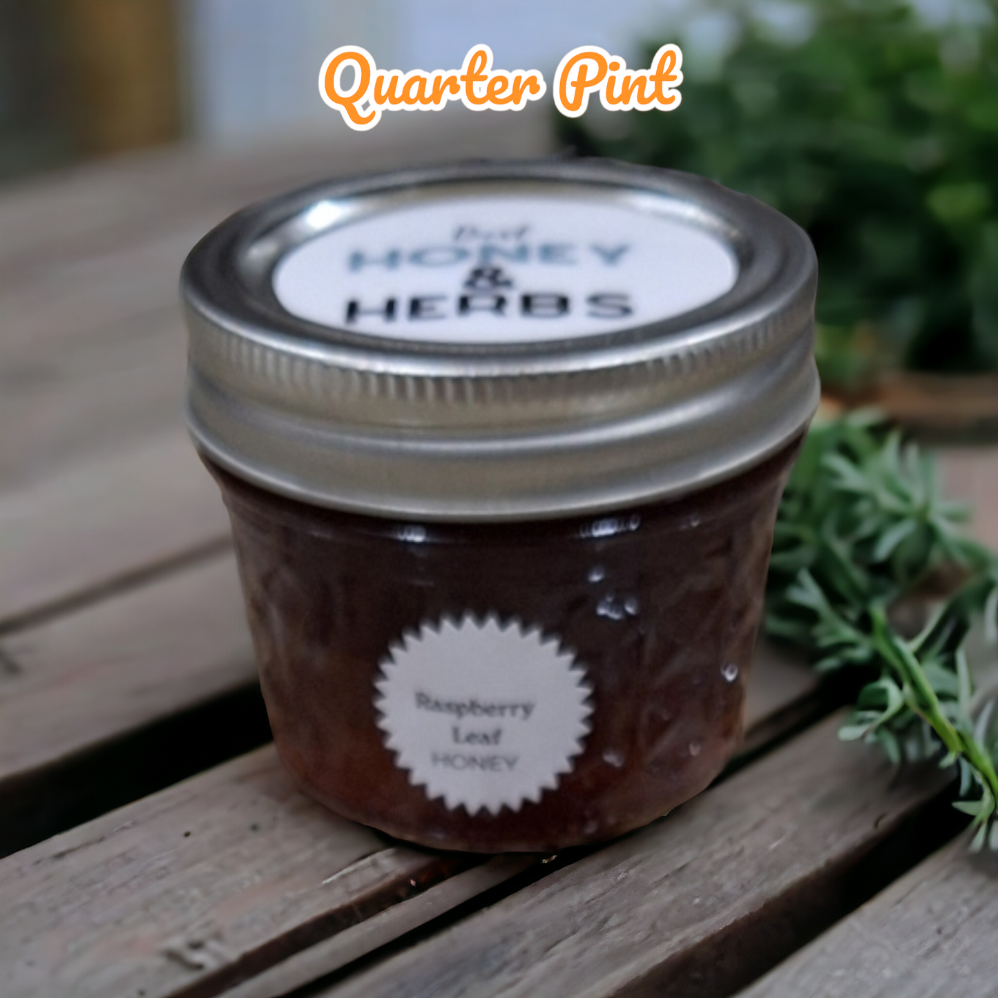 Raspberry Leaf Infused Honey