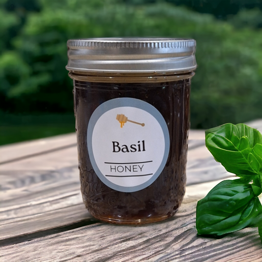 Basil Infused Honey